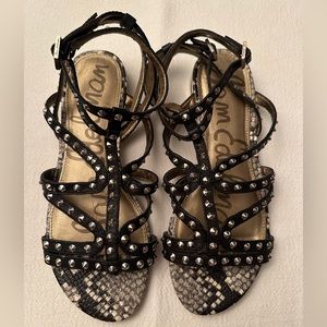 Sam Edelman Demi Studded Black Sandals